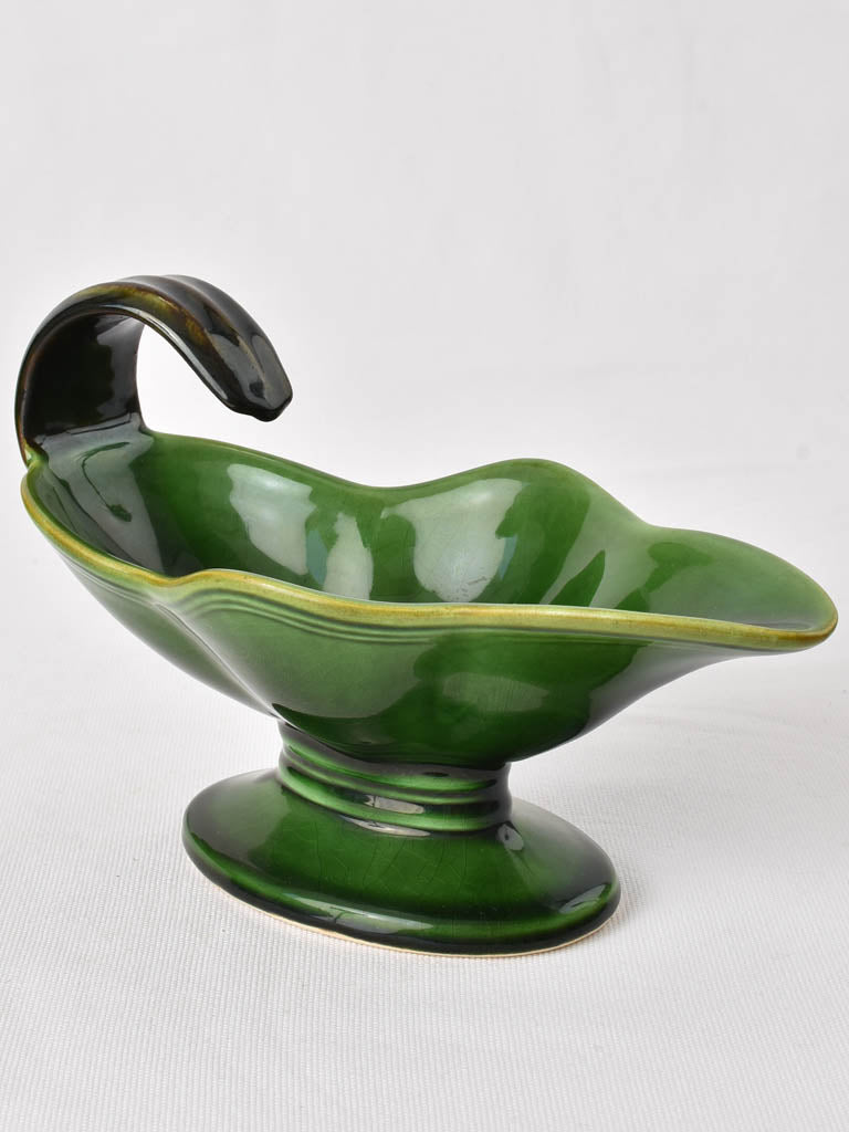 Vintage dinnerware from Dieulefit - green 45 pieces