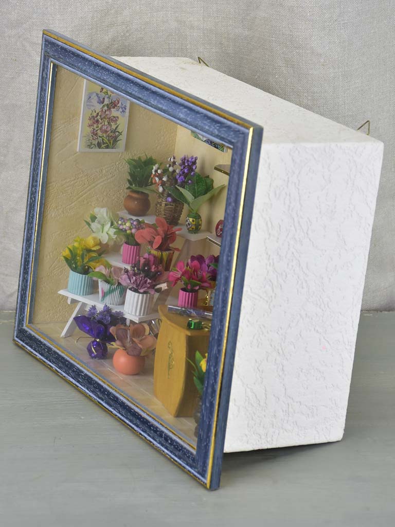 Vintage French florist children's Diorama
