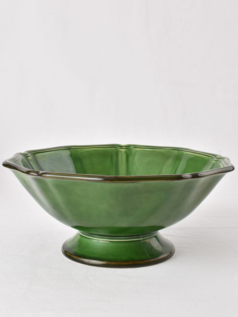 Vintage dinnerware from Dieulefit - green 45 pieces