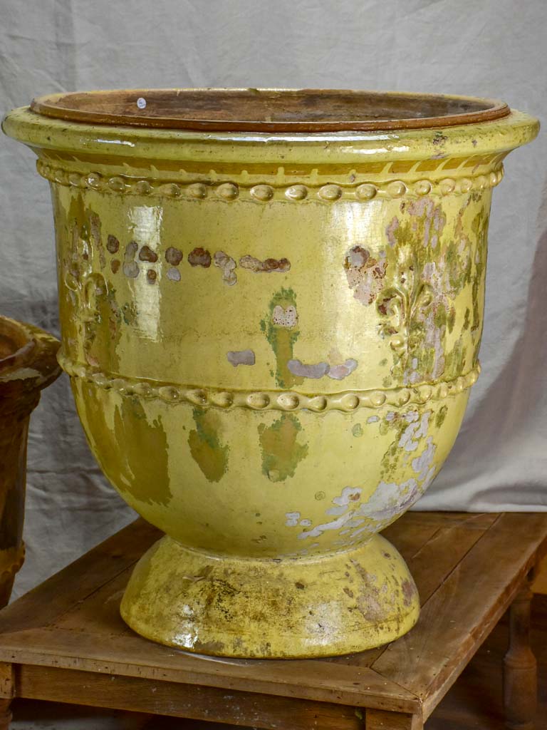 Two very large French garden urns from Saint-Jean-de-Fos. 1950's. 30¾"