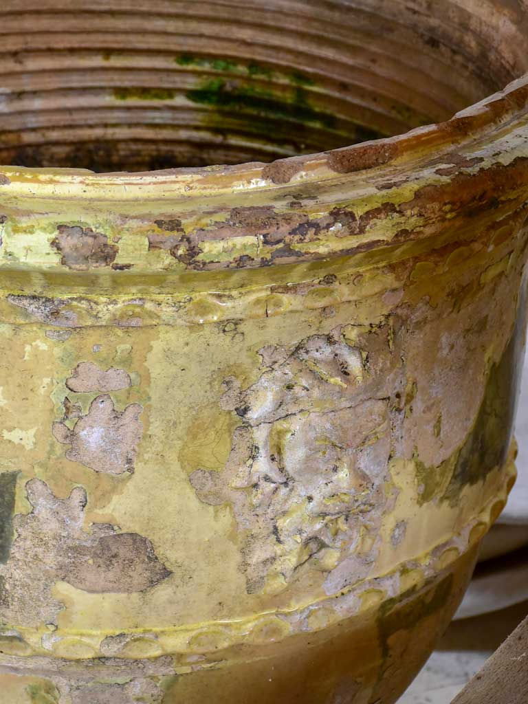 Two very large French garden urns from Saint-Jean-de-Fos. 1950's. 30¾"