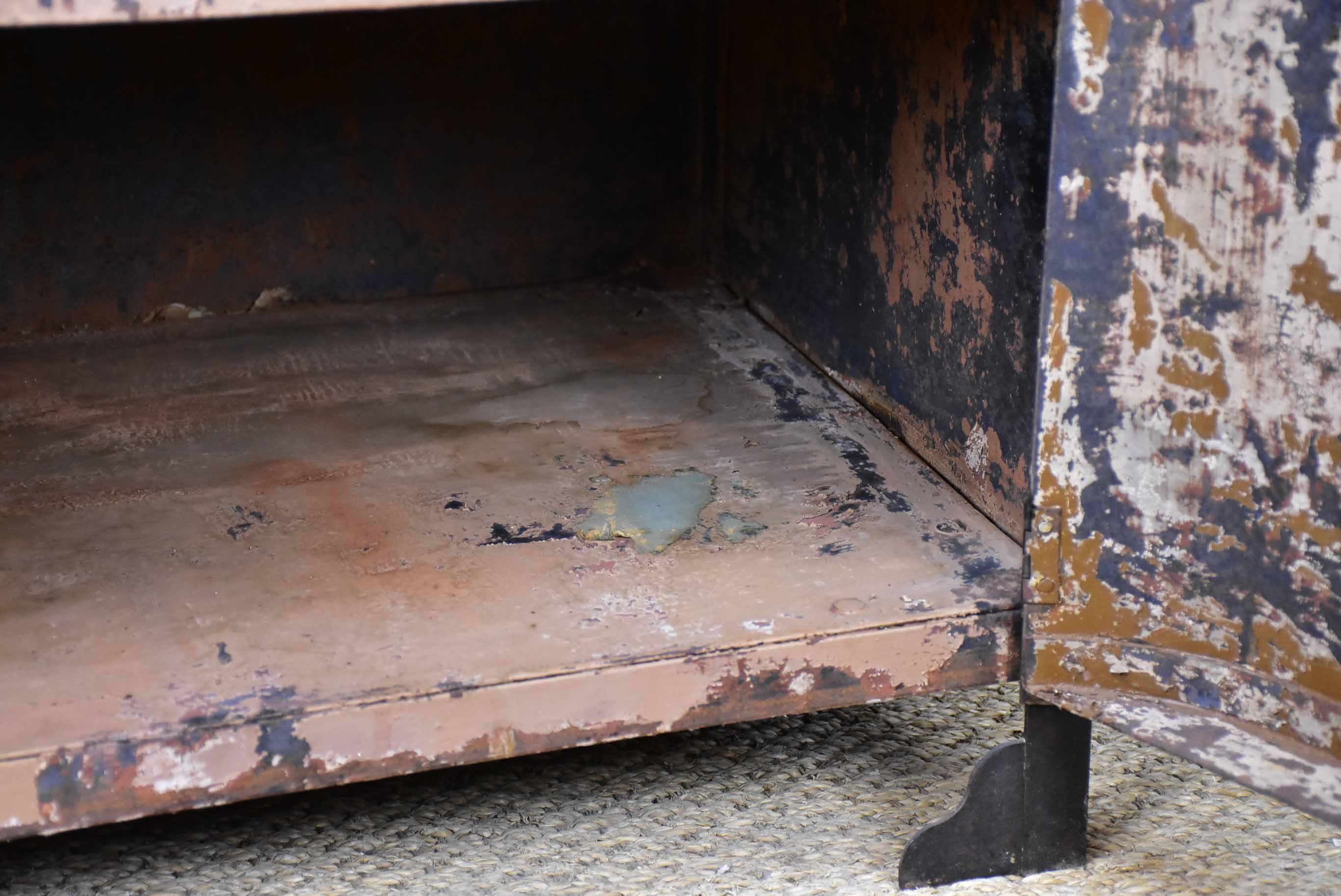 Antique French metal food store