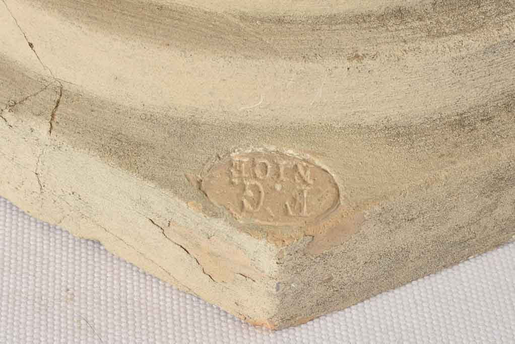 Pair of large garden planters - terracotta 17¾"