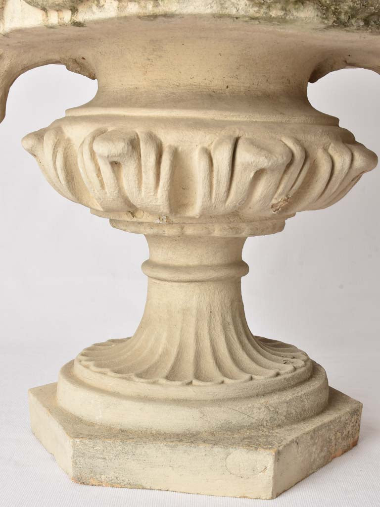 Pair of large garden planters - terracotta 17¾"