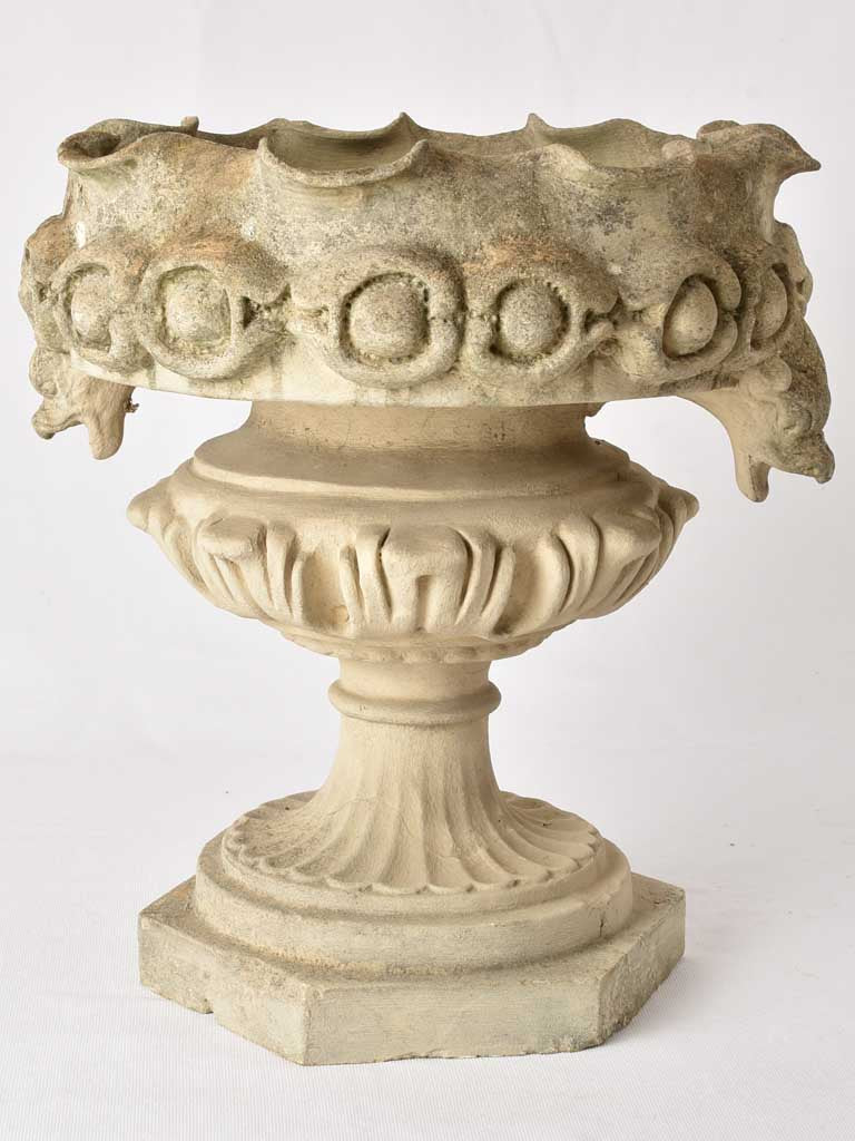 Pair of large garden planters - terracotta 17¾"