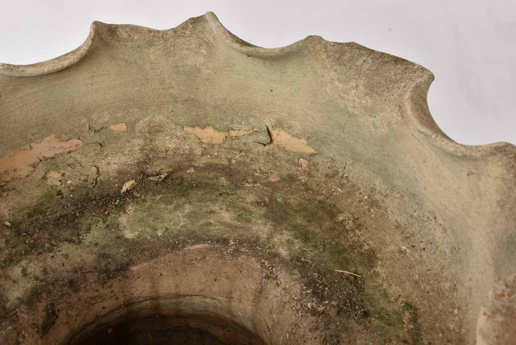 Pair of large garden planters - terracotta 17¾"
