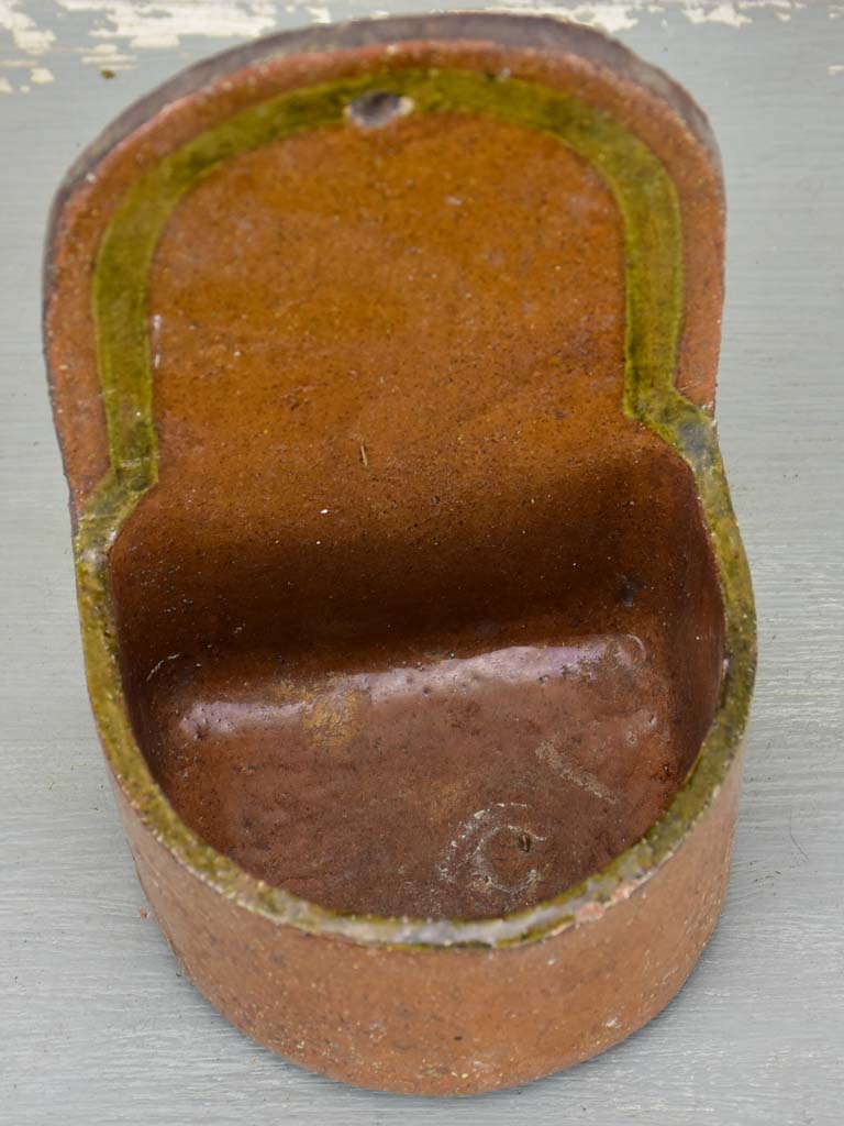 Antique French wall mounted herb store