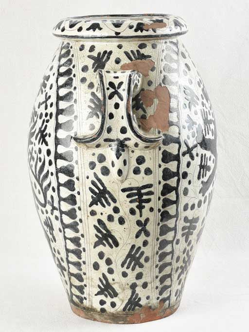 VINTAGE EARTHENWARE JAR - ULISSE CANTAGALLI, FLORENCE 23¾"