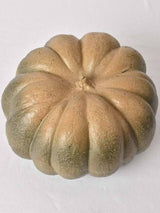 Aged large sandstone pumpkin by Eyraud