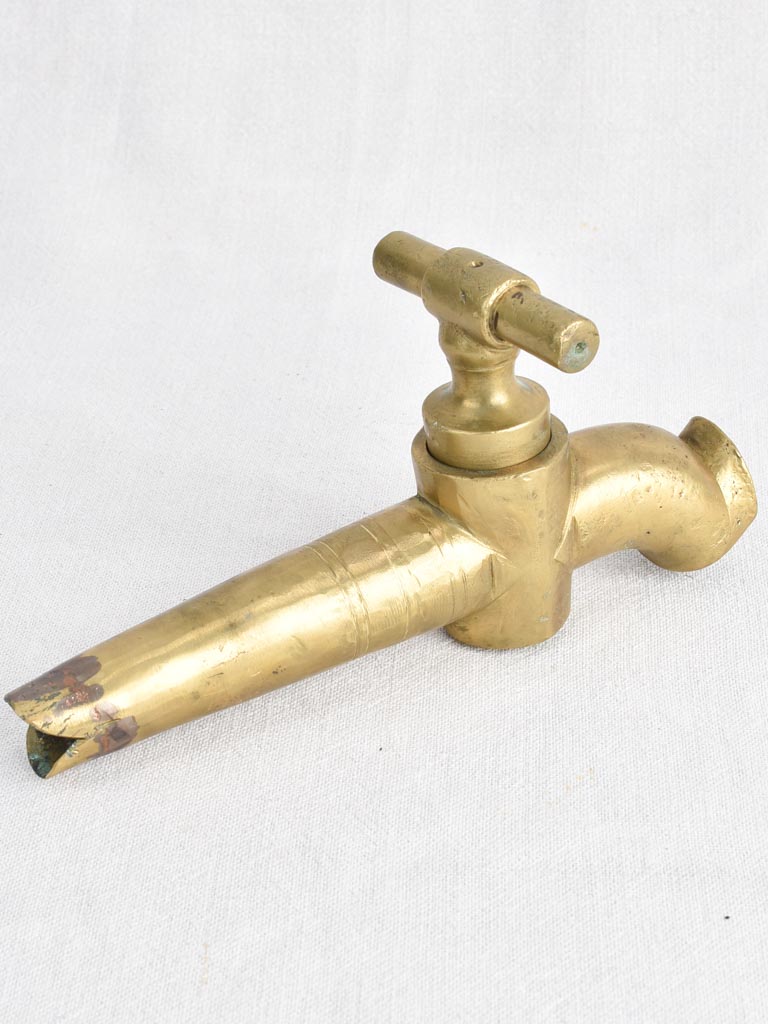 Bronze tap, wine barrel, early 20th century 9¾"