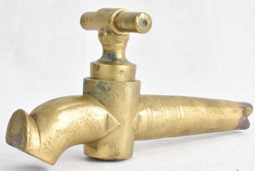 Bronze tap, wine barrel, early 20th century 9¾"