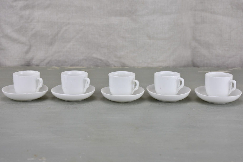 Antique French porcelain children's toy tea set
