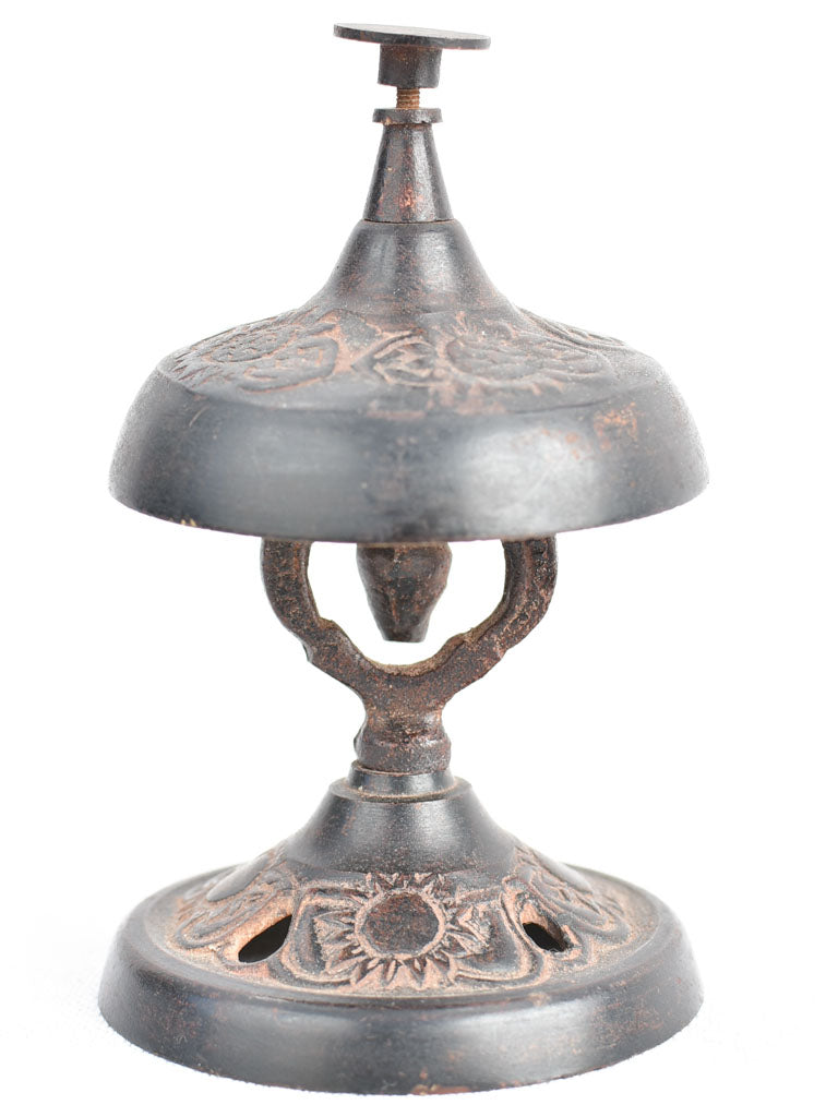 Early-20th-century French hotel counter bell
