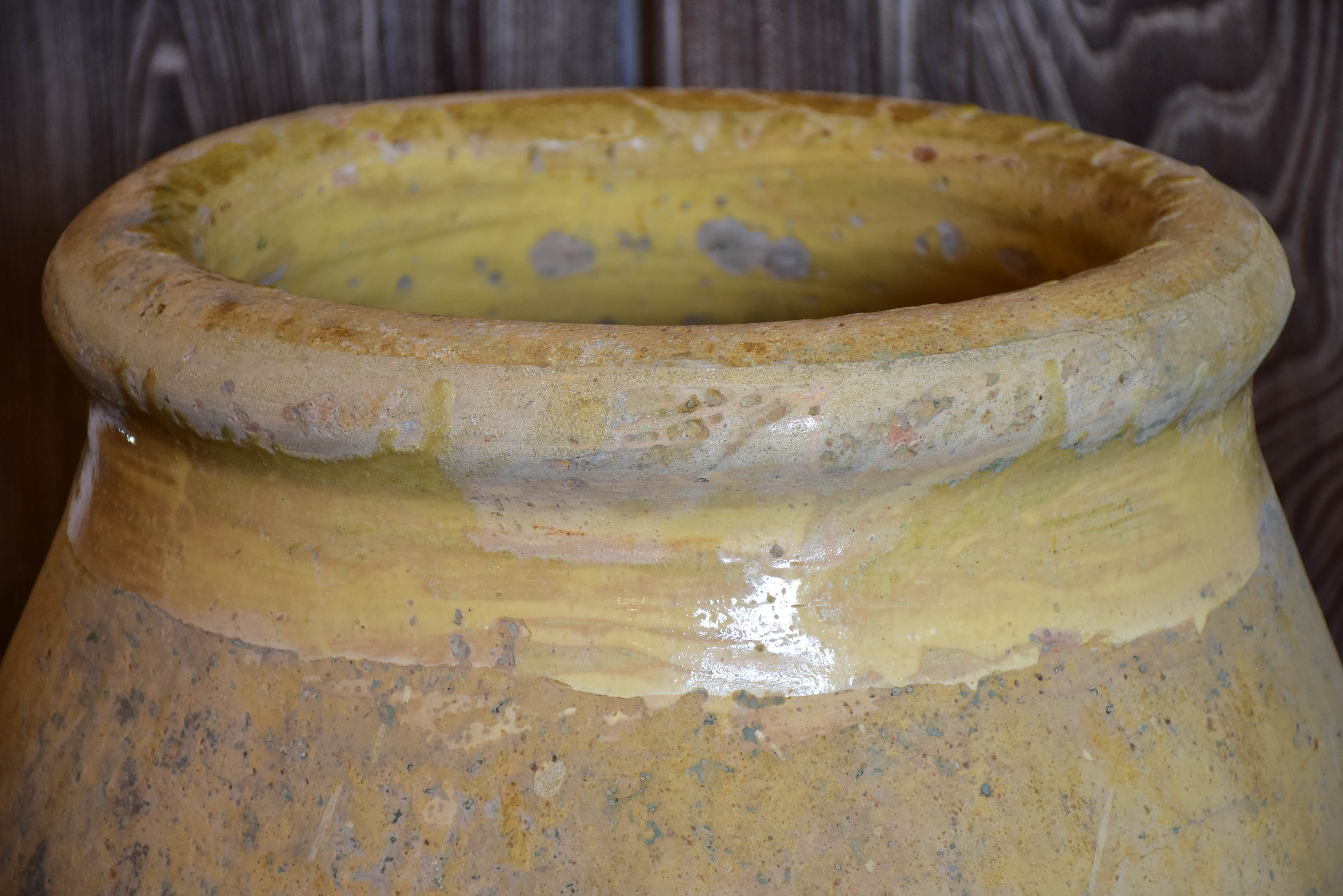 18th century Biot jar