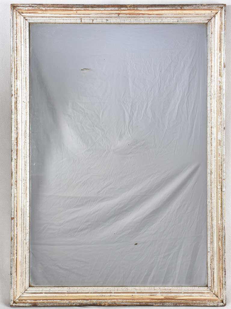 Antique Louis XVI large beige mirror