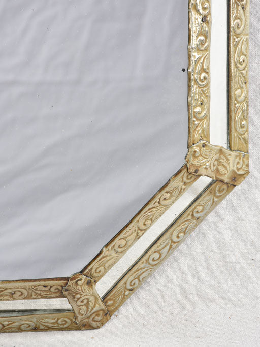 Detailed nineteenth-century vintage Chilean Mirror