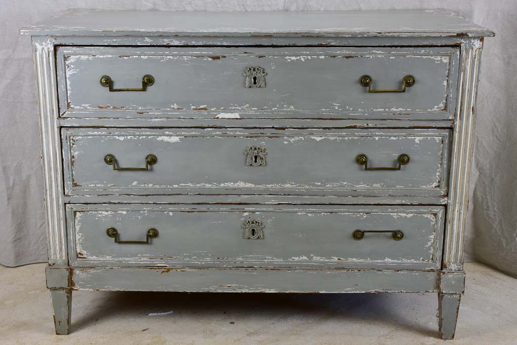 Antique French Louis XVI commode - three drawers