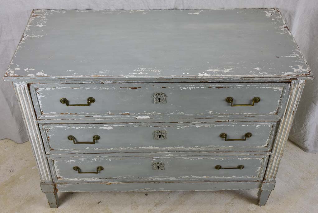 Antique French Louis XVI commode - three drawers