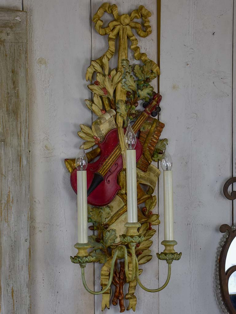 Pair of Louis XVI wall sconces