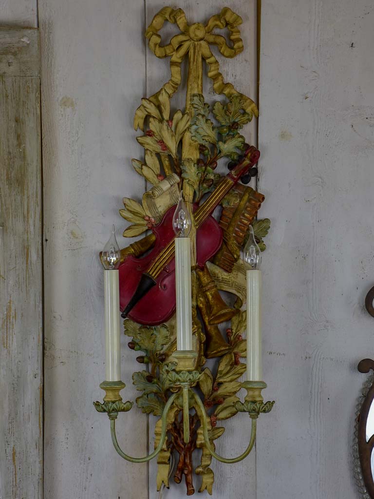 Pair of Louis XVI wall sconces