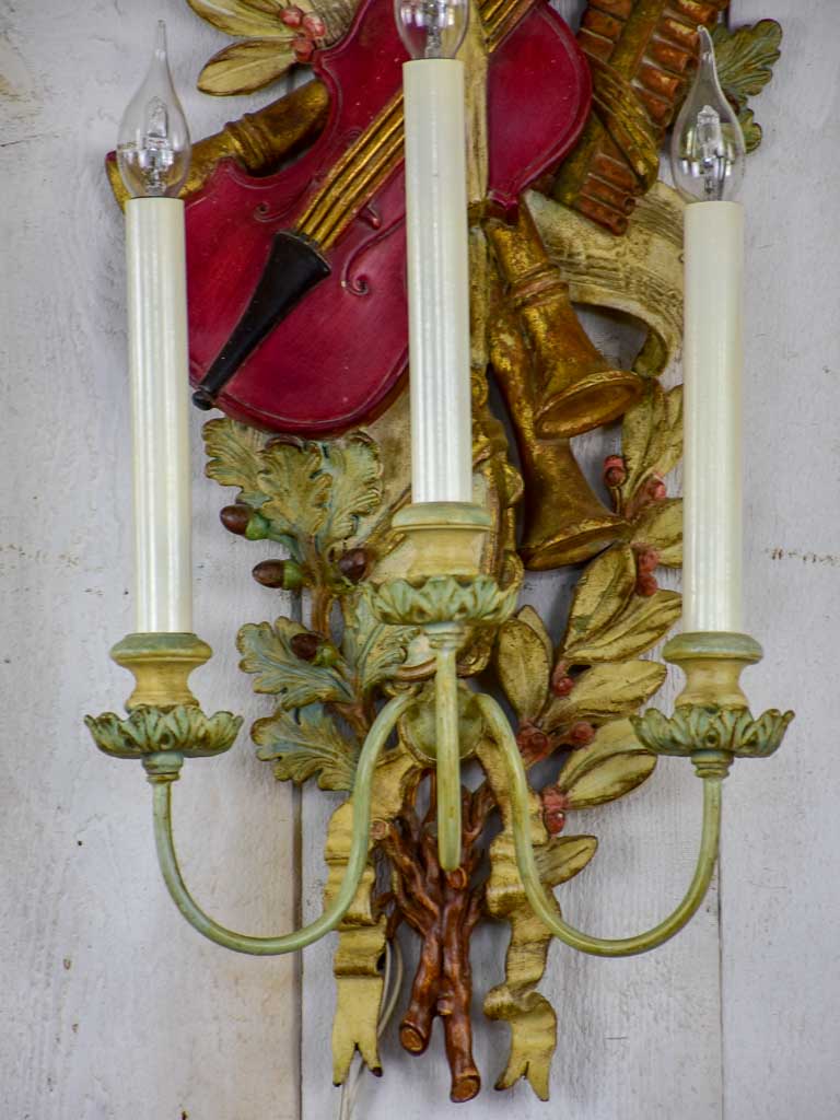Pair of Louis XVI wall sconces