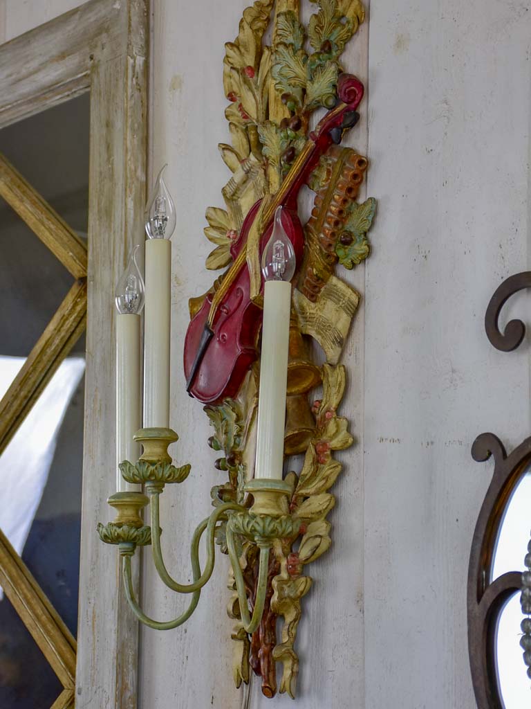 Pair of Louis XVI wall sconces