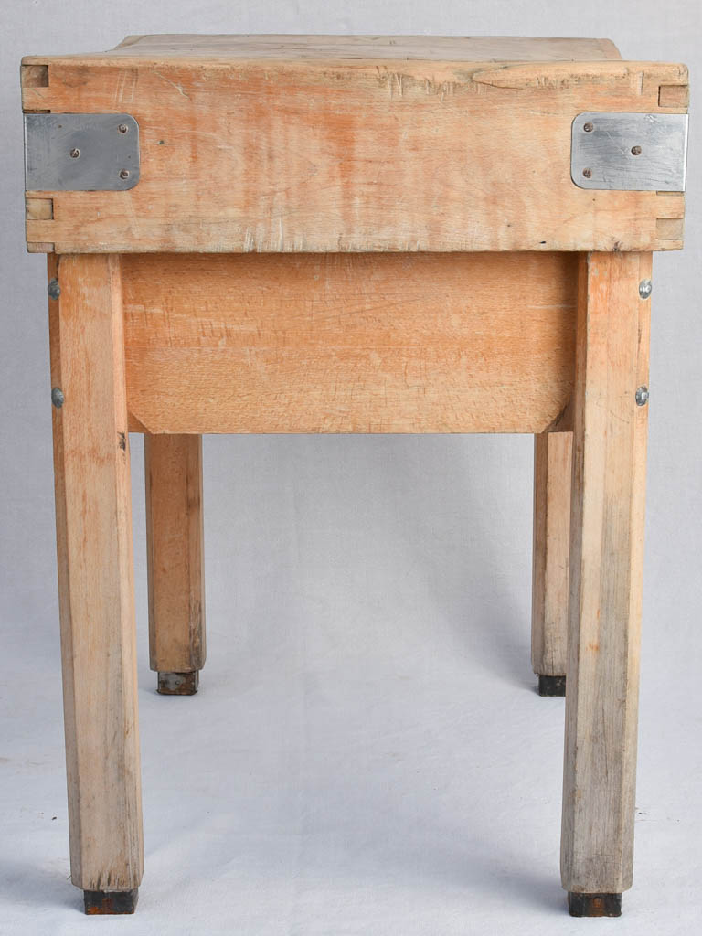 Butcher's block, French, vintage (1950s)