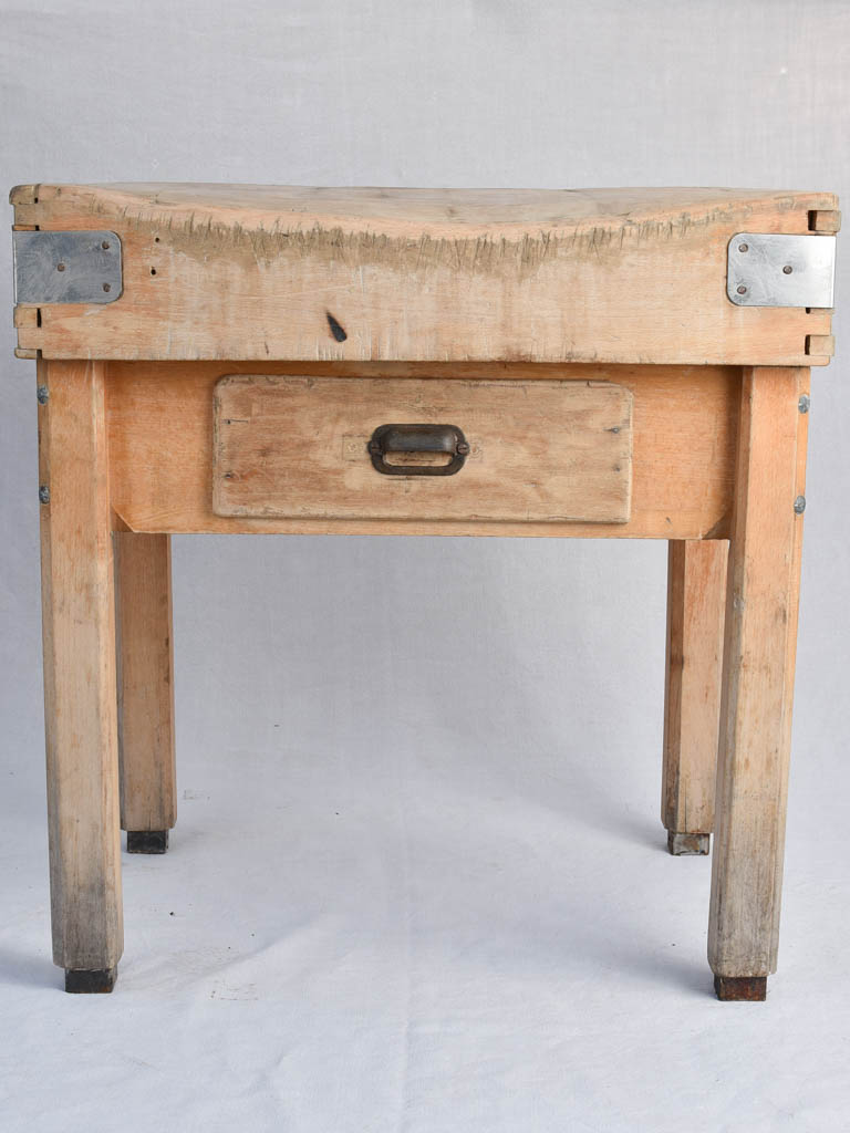 Butcher's block, French, vintage (1950s)
