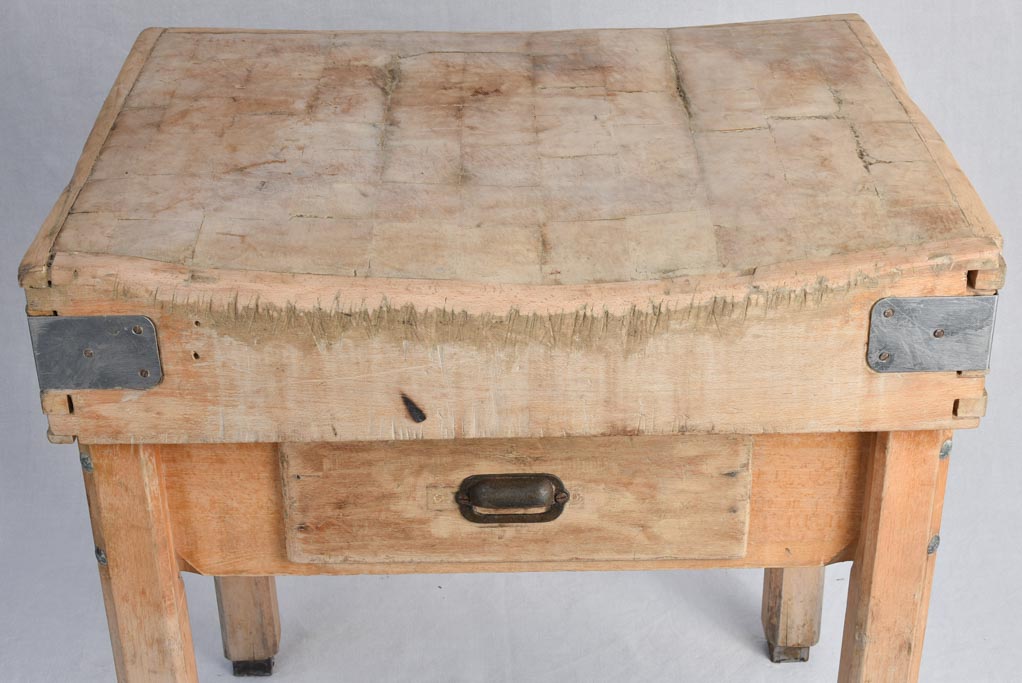 Butcher's block, French, vintage (1950s)