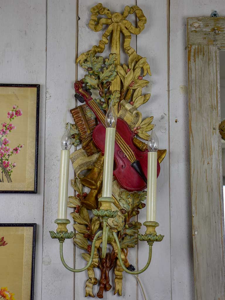 Pair of Louis XVI wall sconces
