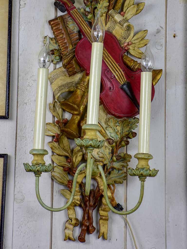 Pair of Louis XVI wall sconces
