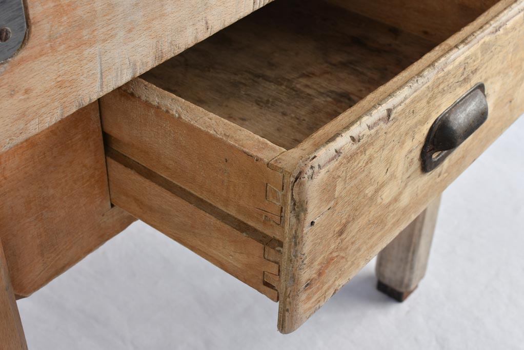 Butcher's block, French, vintage (1950s)
