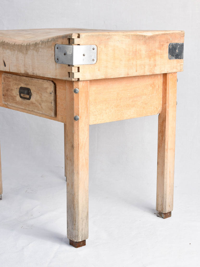 Butcher's block, French, vintage (1950s)