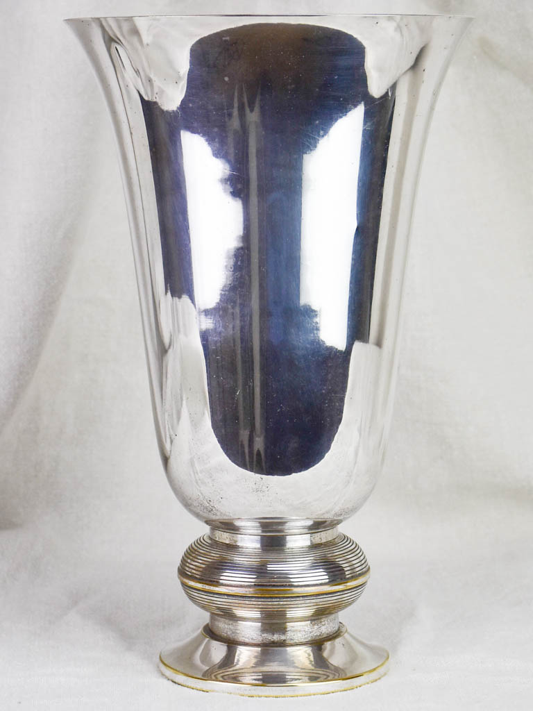 Rare tulip shape Christofle vase - early 20th Century