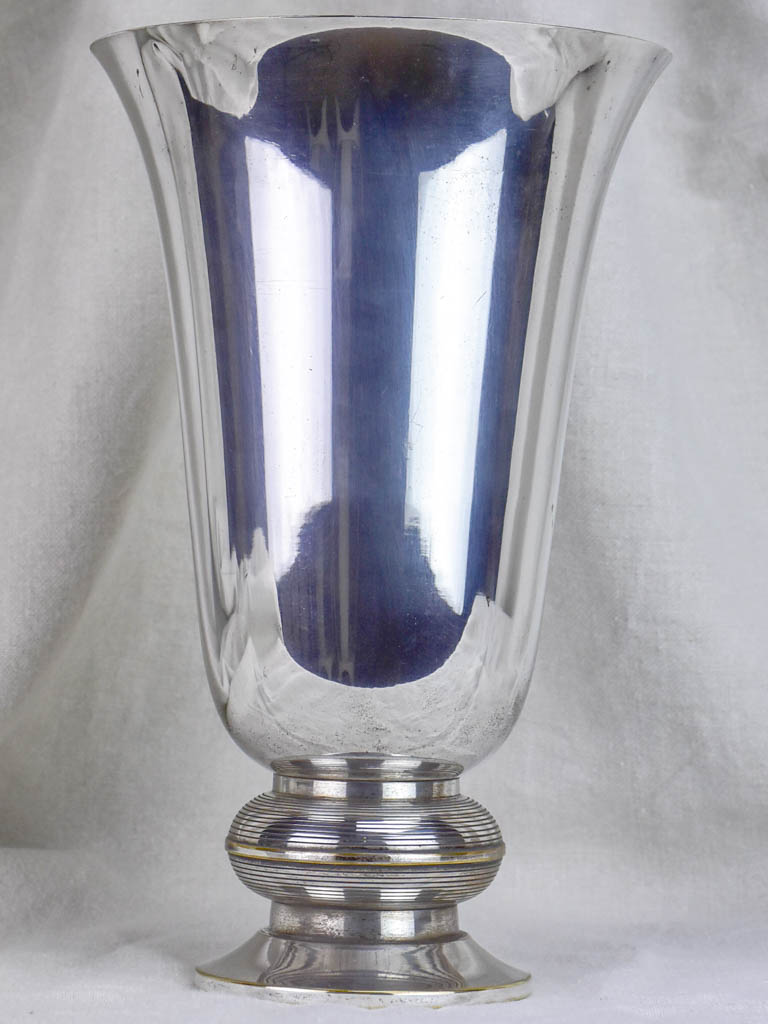 Rare tulip shape Christofle vase - early 20th Century