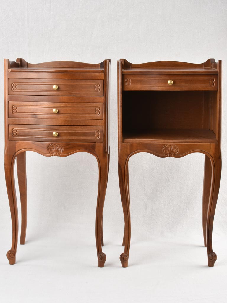Two Louis XV nightstands