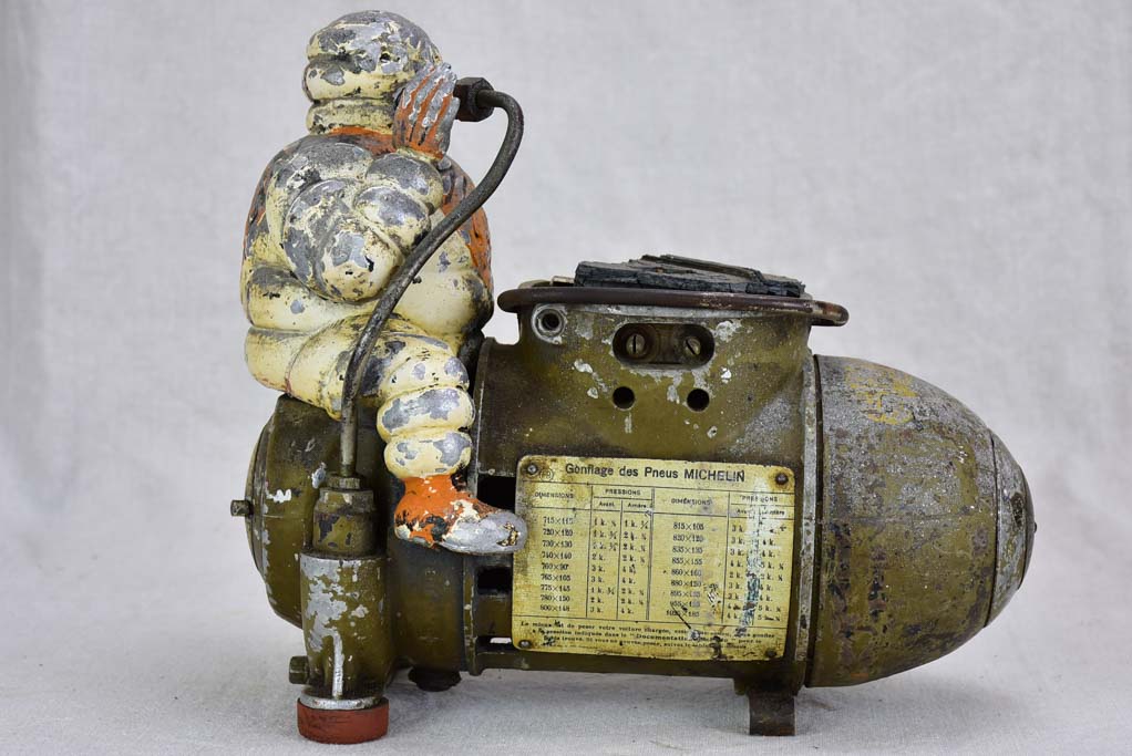 Antique French Michelin air compressor