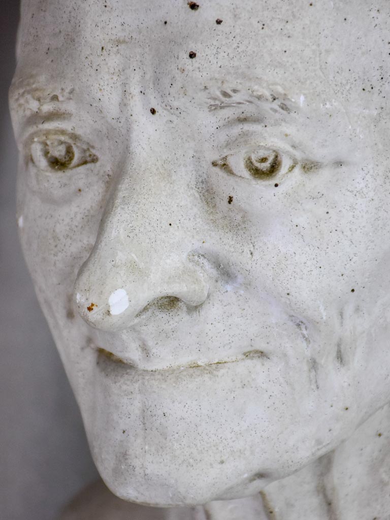 Early 20th Century French plaster bust of Voltaire