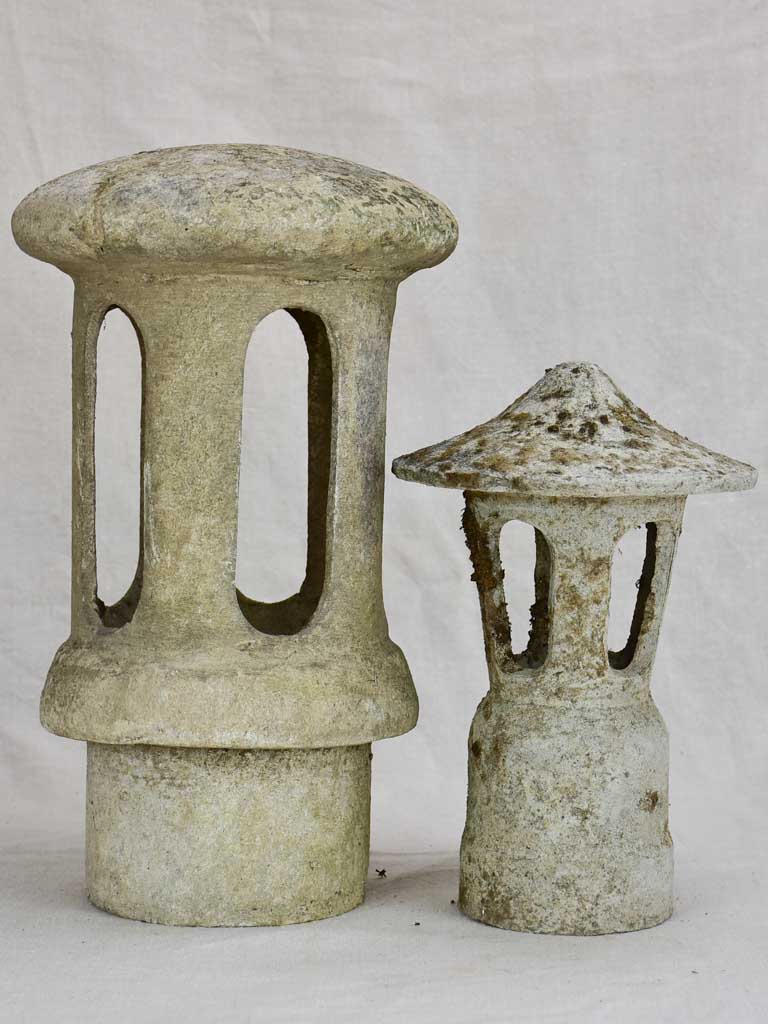 Two mid century chimney stacks