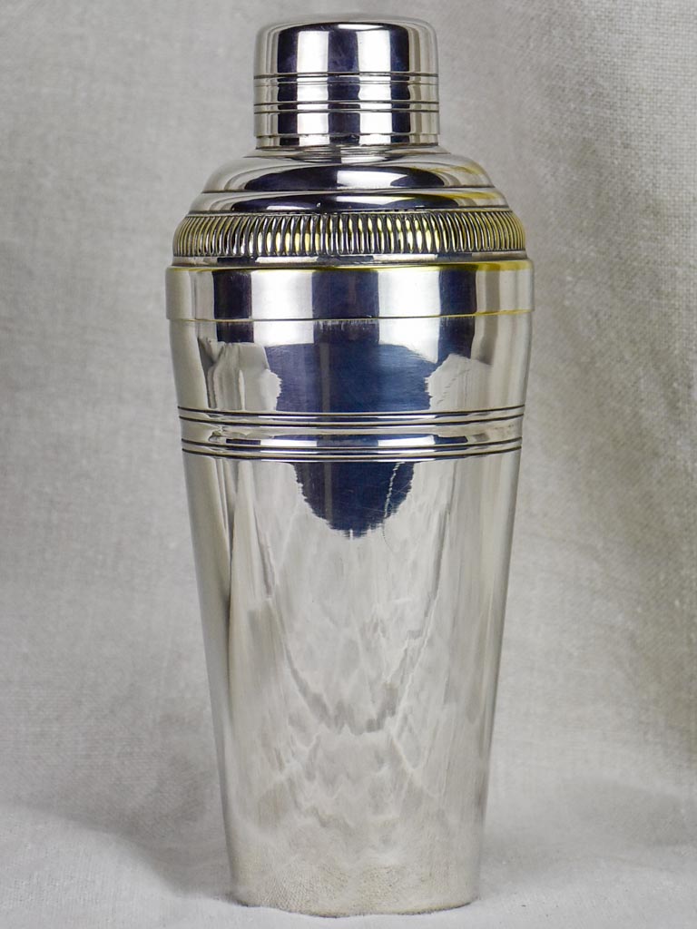 Early 20th Century silver-plate cocktail shaker