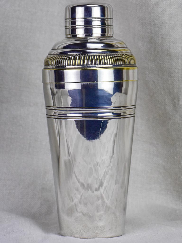 Early 20th Century silver-plate cocktail shaker