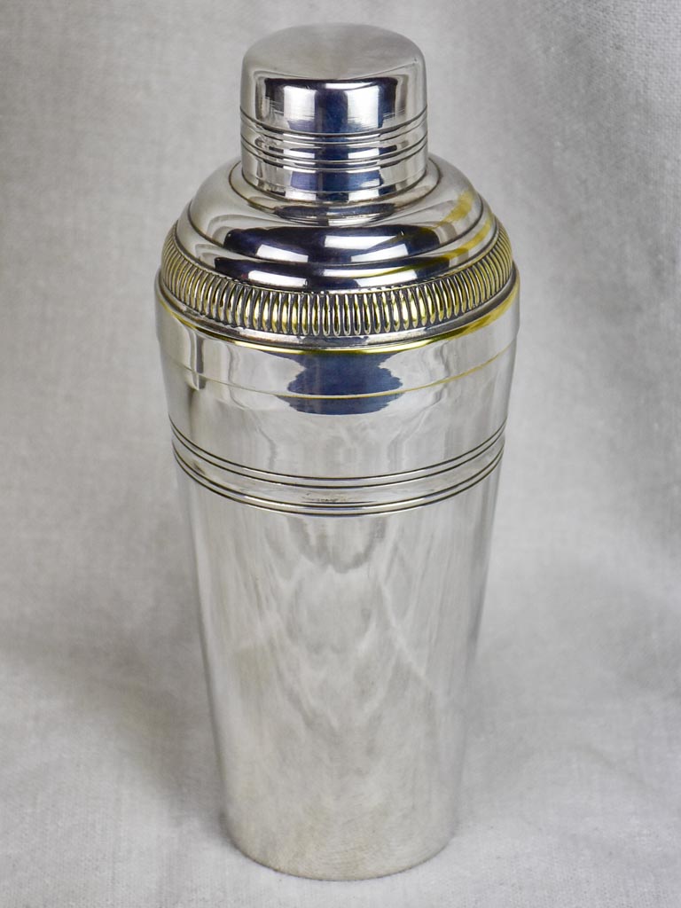 Early 20th Century silver-plate cocktail shaker