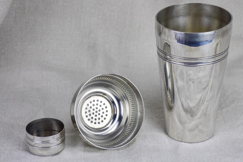 Early 20th Century silver-plate cocktail shaker
