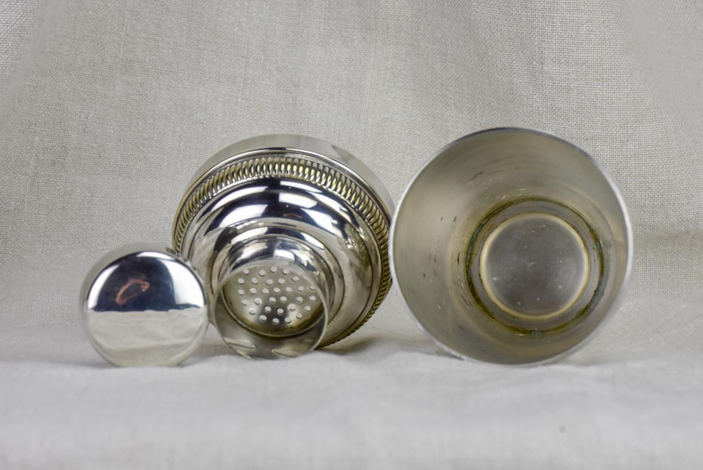 Early 20th Century silver-plate cocktail shaker