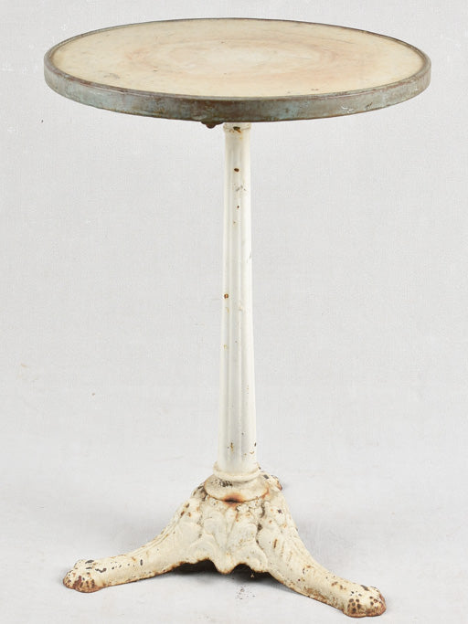 PAIR OF NAPOLEON III ROUND TABLES - MARBLE