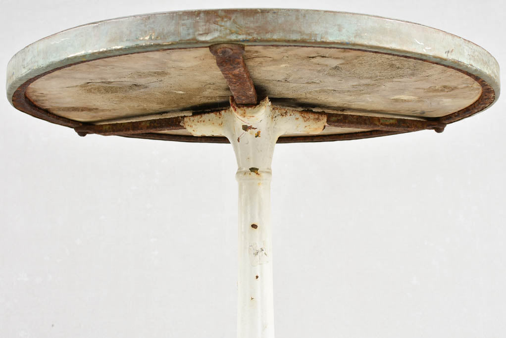 PAIR OF NAPOLEON III ROUND TABLES - MARBLE