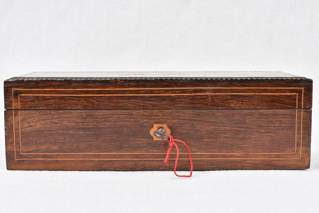 Glove box marquetry, 19th-century, French