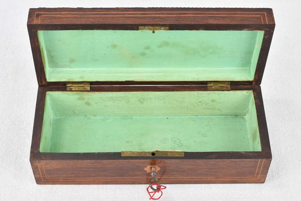 Glove box marquetry, 19th-century, French
