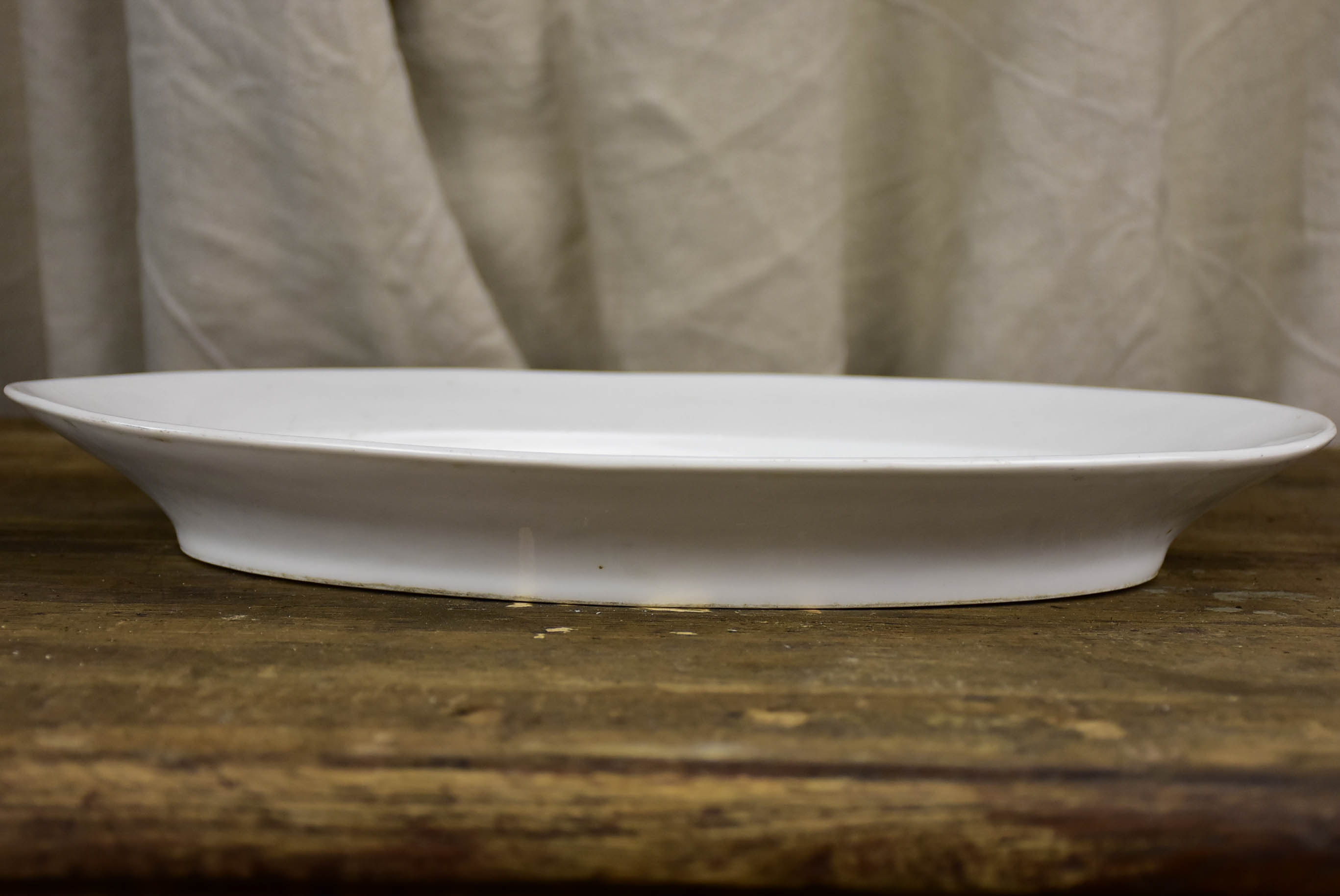 Late 19th Century ironstone platter - white