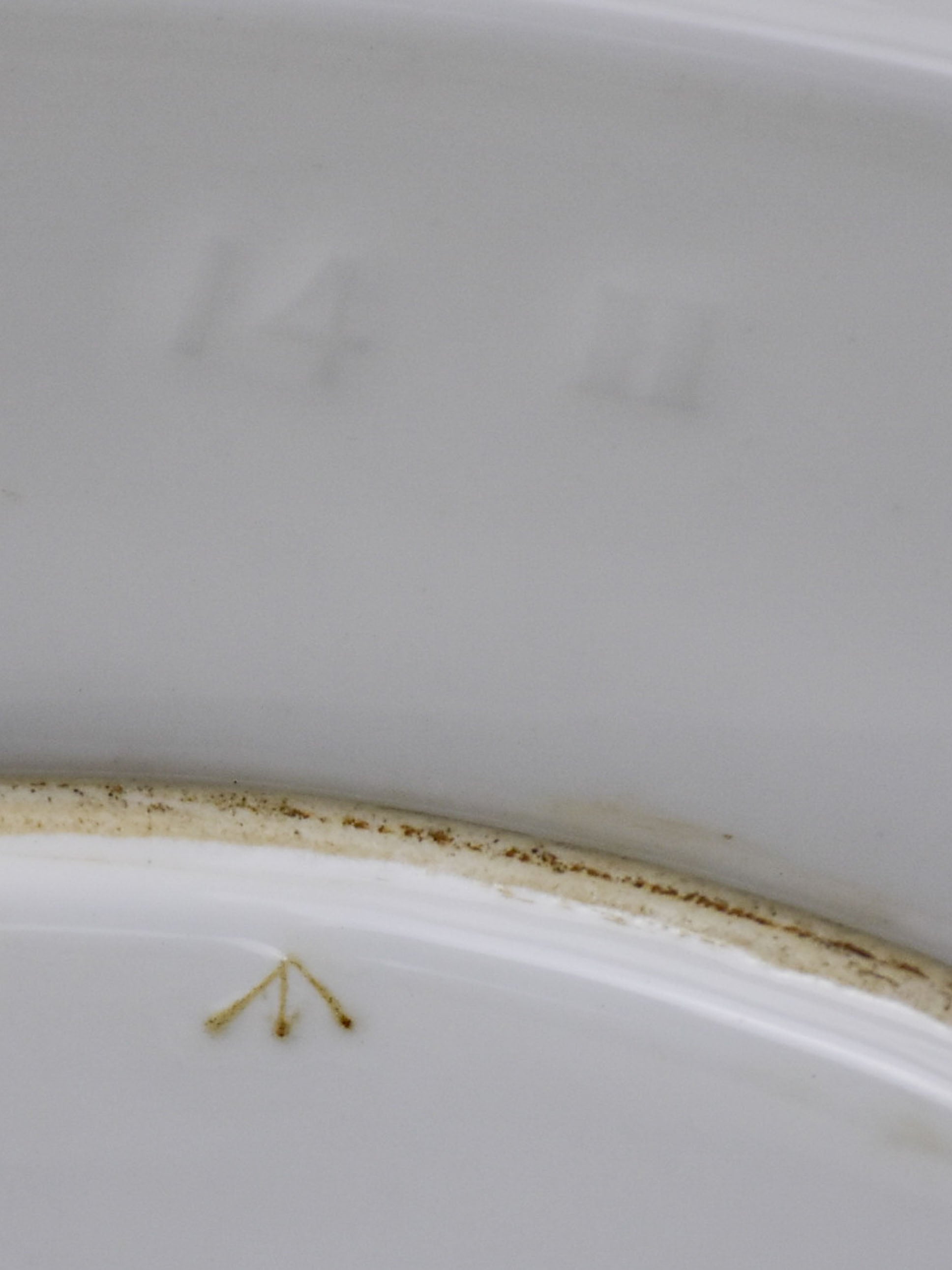 Late 19th Century ironstone platter - white